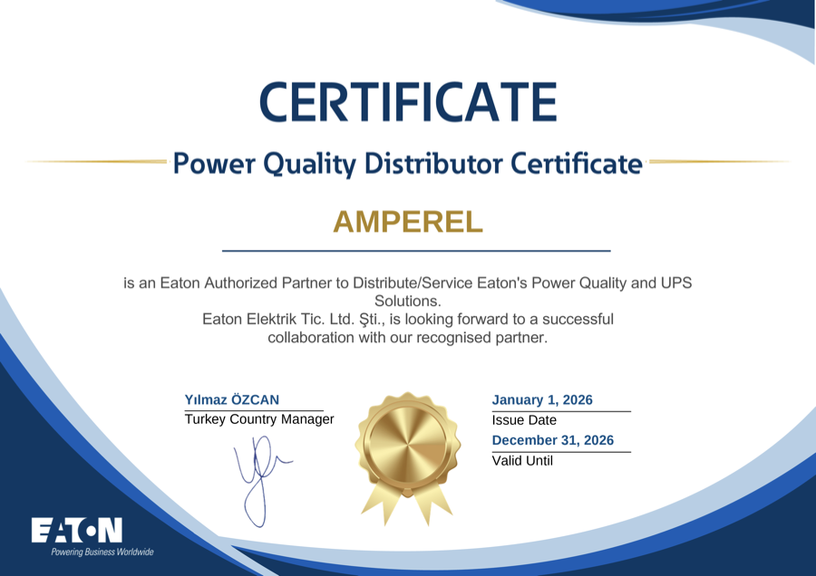 Сертификат авторизованного партнёра Eaton 2026